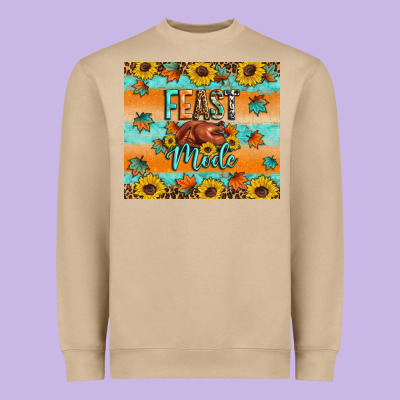 Feast Mode Heavyweight Sweatshirt Designed By Artiststas