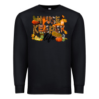 Black Housekeeper life fall Premium Sweatshirt - LillyAllenDesigns