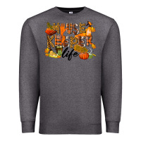 Charcoal Heather Housekeeper life fall Premium Sweatshirt - LillyAllenDesigns