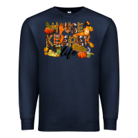 Navy Housekeeper life fall Premium Sweatshirt - LillyAllenDesigns