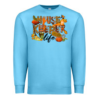 Ocean Blue Housekeeper life fall Premium Sweatshirt - LillyAllenDesigns