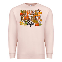 Pale Pink Housekeeper life fall Premium Sweatshirt - LillyAllenDesigns