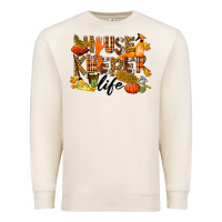 Sandshell Housekeeper life fall Premium Sweatshirt - LillyAllenDesigns