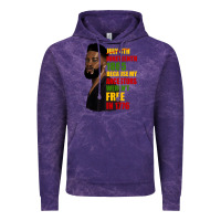 Cloud Purple juneteenth 1885 because my ancestors weren't free in 1776 black man Vintage Hoodie - HRA Design Shop