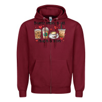 Burgundy beauty comes in all shapes and sizes coffee Zipper Hoodie - MaliasSmallBusiness