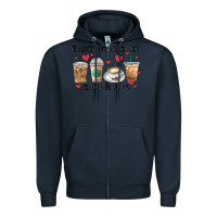 Navy beauty comes in all shapes and sizes coffee Zipper Hoodie - MaliasSmallBusiness