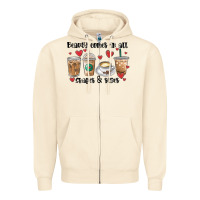 Sandshell beauty comes in all shapes and sizes coffee Zipper Hoodie - MaliasSmallBusiness