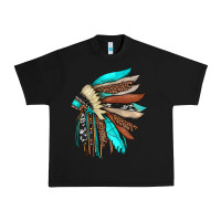 Black indian headdress Urban Heavy Tee - JahusDesignShop