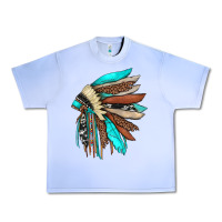 Grape Ice indian headdress Urban Heavy Tee - JahusDesignShop