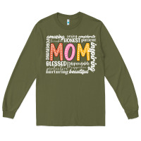 Army Green mom Long Sleeve Tee - JahusDesignShop