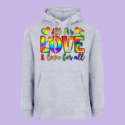 All For Love And Love For Love Heavyweight Hoodie Designed By Lillyallendesigns