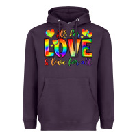 Plum all for love and love for love Heavyweight Hoodie - LillyAllenDesigns