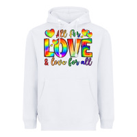 White all for love and love for love Heavyweight Hoodie - LillyAllenDesigns