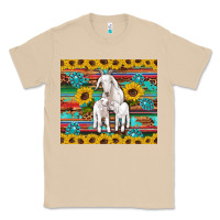 Mushroom goats mom and baby sunflowers gemstones serape leopard glitter wooden Classic Tee - Artiststas