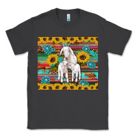 Smoke goats mom and baby sunflowers gemstones serape leopard glitter wooden Classic Tee - Artiststas