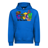 Cobalt cajun to the core mardi gras Urban Hoodie - CowGirlArtShop