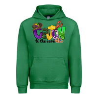 Emerald cajun to the core mardi gras Urban Hoodie - CowGirlArtShop