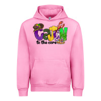 Fuchsia Pink cajun to the core mardi gras Urban Hoodie - CowGirlArtShop