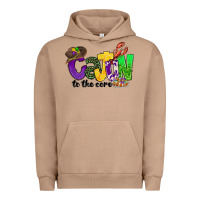 Pigment Burro cajun to the core mardi gras Urban Hoodie - CowGirlArtShop