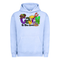 Pigment Grape Ice cajun to the core mardi gras Urban Hoodie - CowGirlArtShop