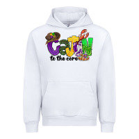 White cajun to the core mardi gras Urban Hoodie - CowGirlArtShop