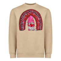 Mushroom valentines gnomies rainbow Heavyweight Sweatshirt - JahusDesignShop