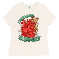 Bone emotional support Ladies Tee - MaliasSmallBusiness