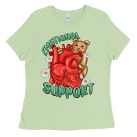 Matcha emotional support Ladies Tee - MaliasSmallBusiness