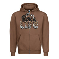 Chestnut race life Zipper Hoodie - MaliasSmallBusiness