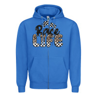 True Royal race life Zipper Hoodie - MaliasSmallBusiness