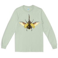 Matcha Hercules Beetle With Wings Long Sleeve Tee - LillyAllenDesigns