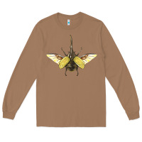 Toasted Coconut Hercules Beetle With Wings Long Sleeve Tee - LillyAllenDesigns