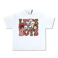 White let's do this boys baseball Urban Heavy Tee - Jasminsmagicworld