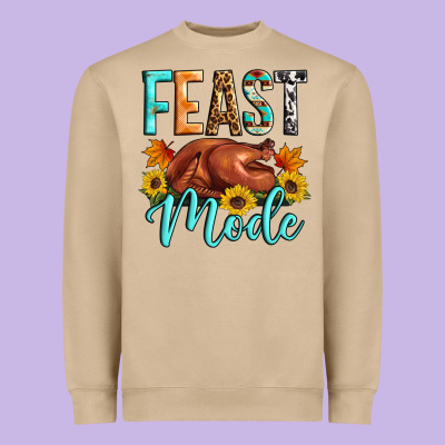 Feast Mode Heavyweight Sweatshirt Designed By Artiststas