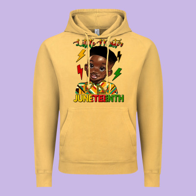 Little Mister Juneteenth Vintage Hoodie Designed By Hra Design Shop