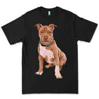 Black Brown Pitbull Premium Tee - RanaPortraitStore