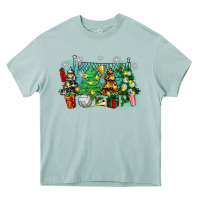 Arona christmas trees with tennis Heavy Core Tee - Zillion Design Studio