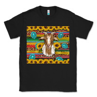 Black goat sunflowers gemstones serape leopard glitter Classic Tee - Artiststas