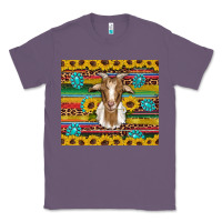 Lavender goat sunflowers gemstones serape leopard glitter Classic Tee - Artiststas