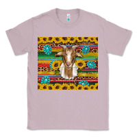 Lilac goat sunflowers gemstones serape leopard glitter Classic Tee - Artiststas