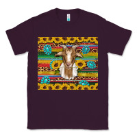 Plum goat sunflowers gemstones serape leopard glitter Classic Tee - Artiststas