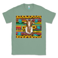 Sage goat sunflowers gemstones serape leopard glitter Classic Tee - Artiststas