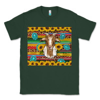 Sports Green goat sunflowers gemstones serape leopard glitter Classic Tee - Artiststas