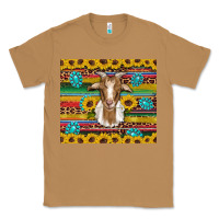 Toasted Coconut goat sunflowers gemstones serape leopard glitter Classic Tee - Artiststas