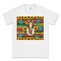 White goat sunflowers gemstones serape leopard glitter Classic Tee - Artiststas