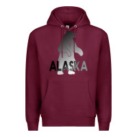 Burgundy Alaska Bear Premium Hoodie - Bettercallsaul