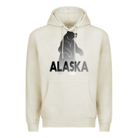 Oatmeal Heather Alaska Bear Premium Hoodie - Bettercallsaul