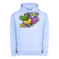 Pigment Grape Ice mardi gras heart Urban Hoodie - CowGirlArtShop