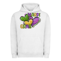 Pigment Lunar Rock mardi gras heart Urban Hoodie - CowGirlArtShop