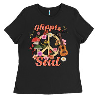 Black hippie soul Ladies Tee - MaliasSmallBusiness